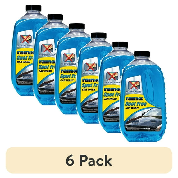 (6 pack) Rain-X Spot-Free Car Wash, 48 Oz - 620073W