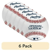 (6 pack) Rawlings 12U ROLB2 Youth Baseball, 1 Count