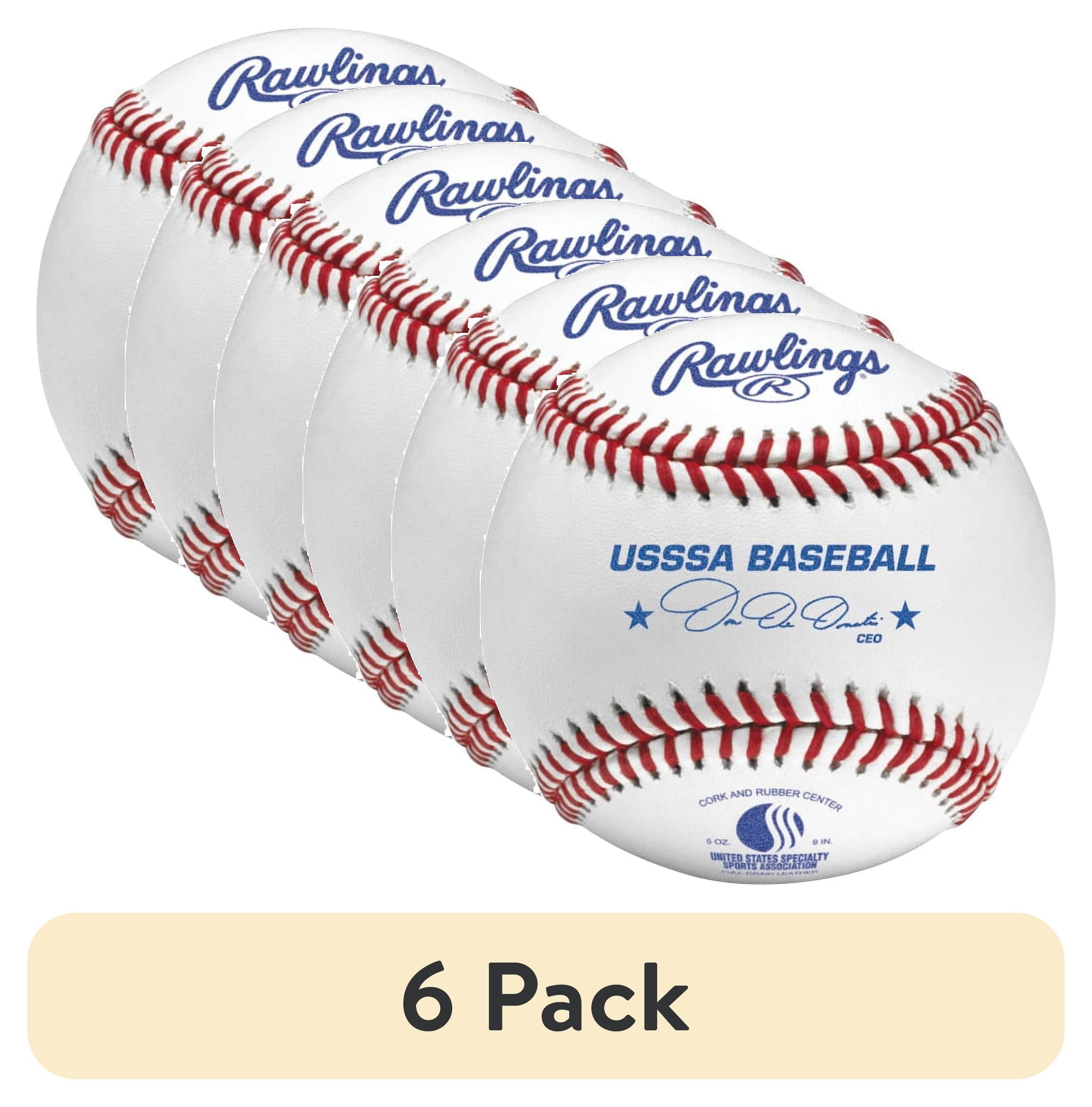 Rawlings Official USSSA Competition Grade Baseball 6 Pack