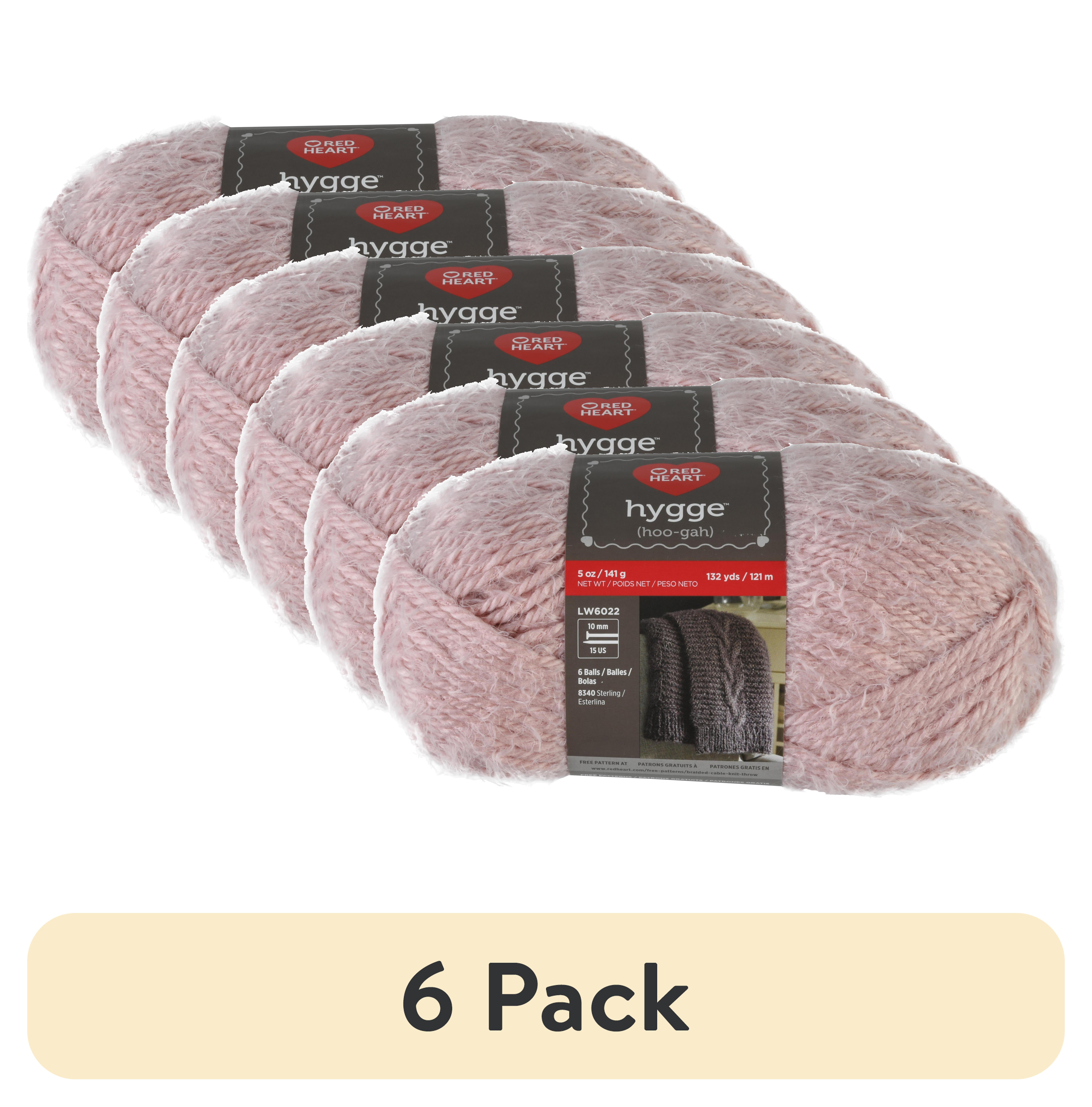 Red Heart Hygge - 3 Gomitoli Di Filato Voluminoso (141,7g Cad.) - Morbido Per Maglia E Uncinetto