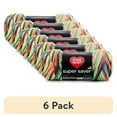 thumbnail image 1 of (6 pack) Red Heart® Super Saver™ #4 Worsted Acrylic Yarn, Black light 5oz/142g 236yd, 1 of 6