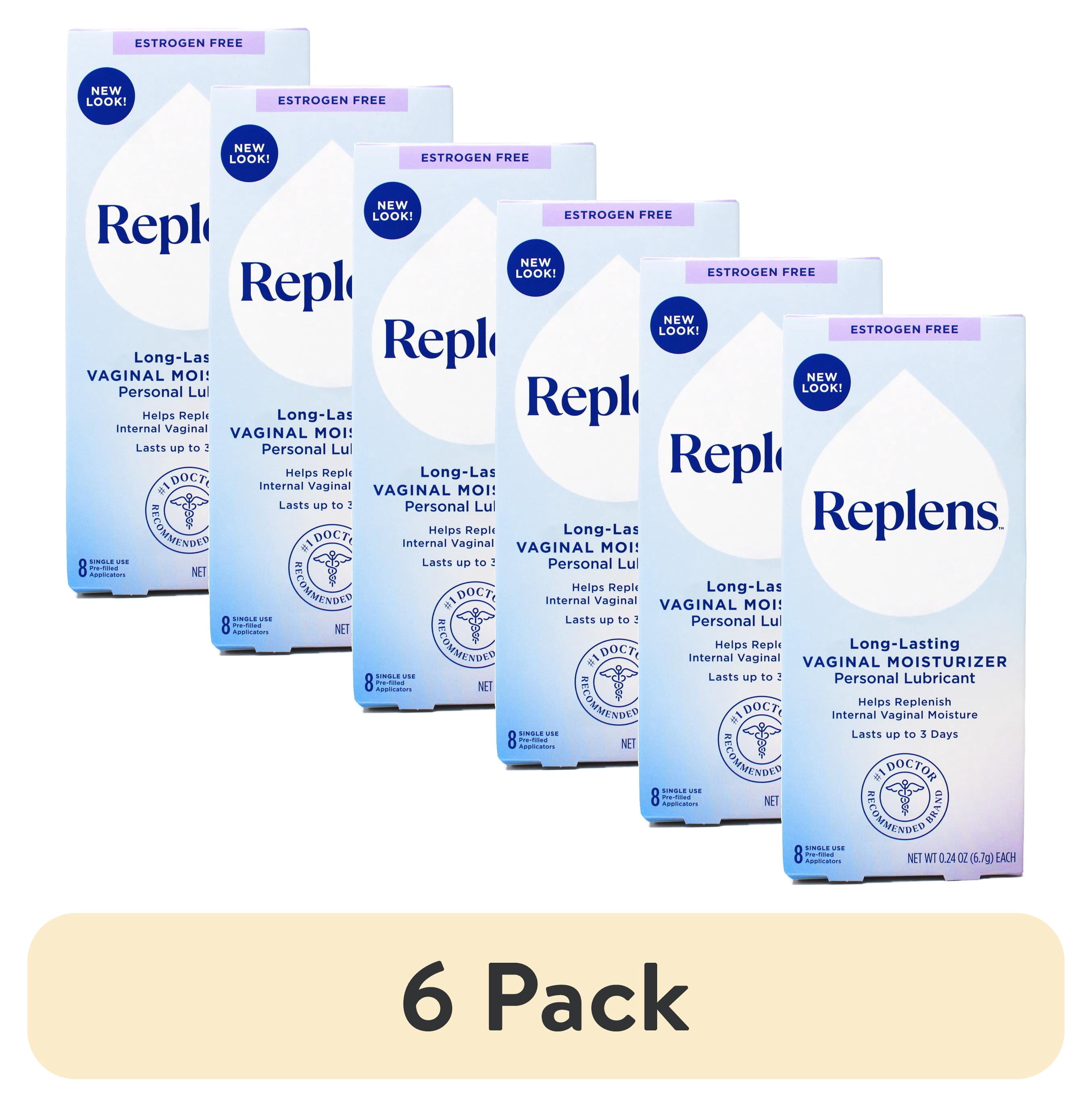 補充　Replenish③　英語 6 pack) Replens Long Lasting Vaginal Moisturizer 8 Pre-filled