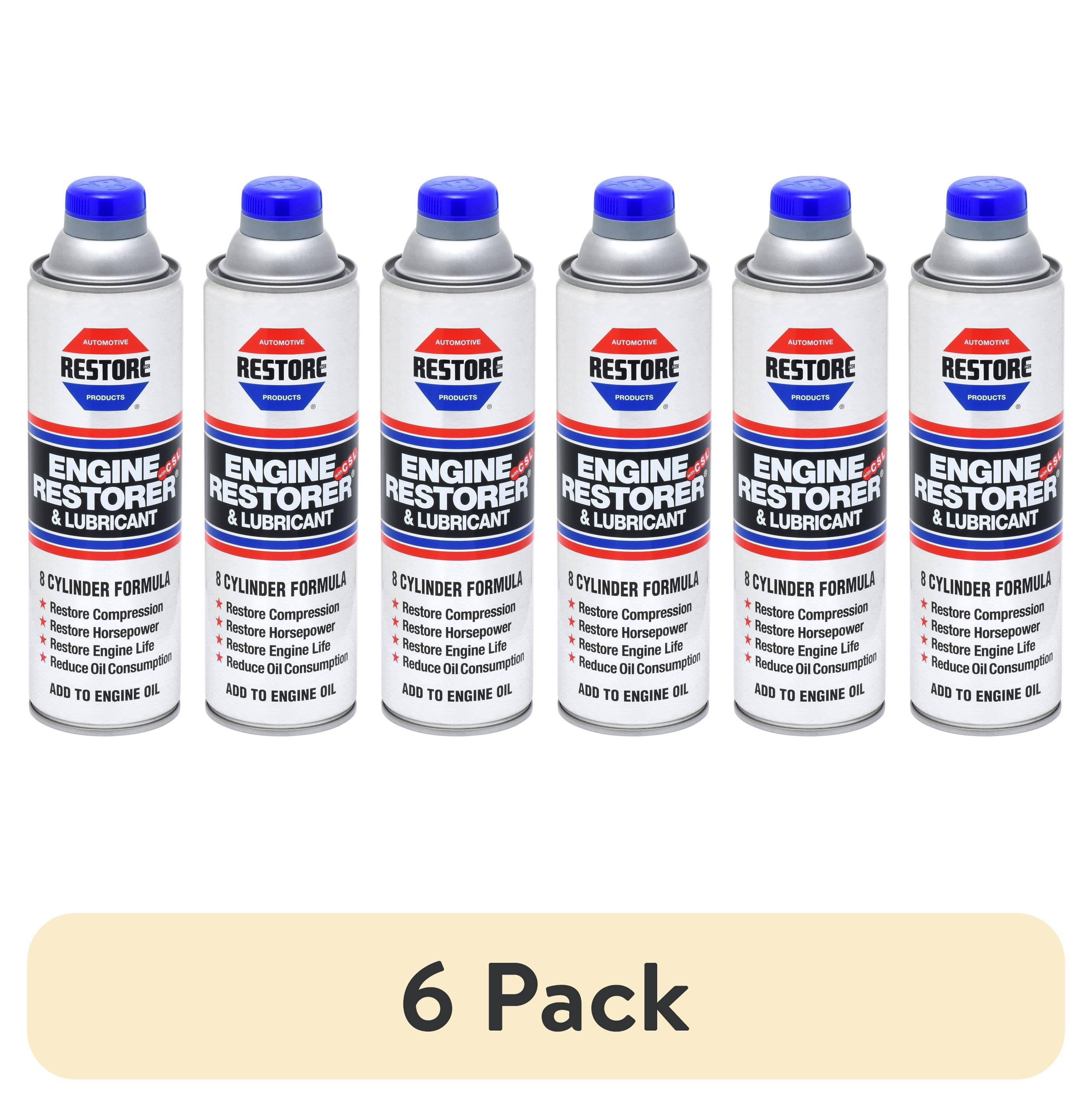 (6 pack) Restore 8-Cylinder Formula Engine Restorer and Lubricant - 16 fl oz