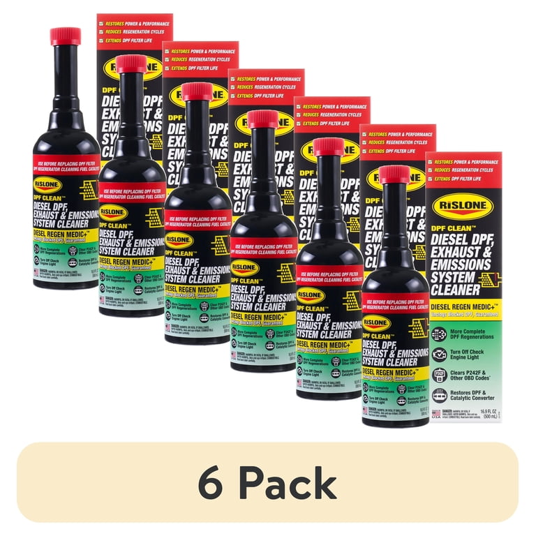 6 pack) Rislone DPF Clean Diesel DPF, Exhaust & Emissions System