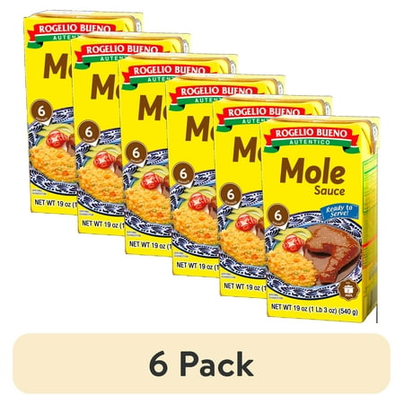 (6 pack) Rogelio Bueno Authentic Mole Mexican Condiment, 19 oz