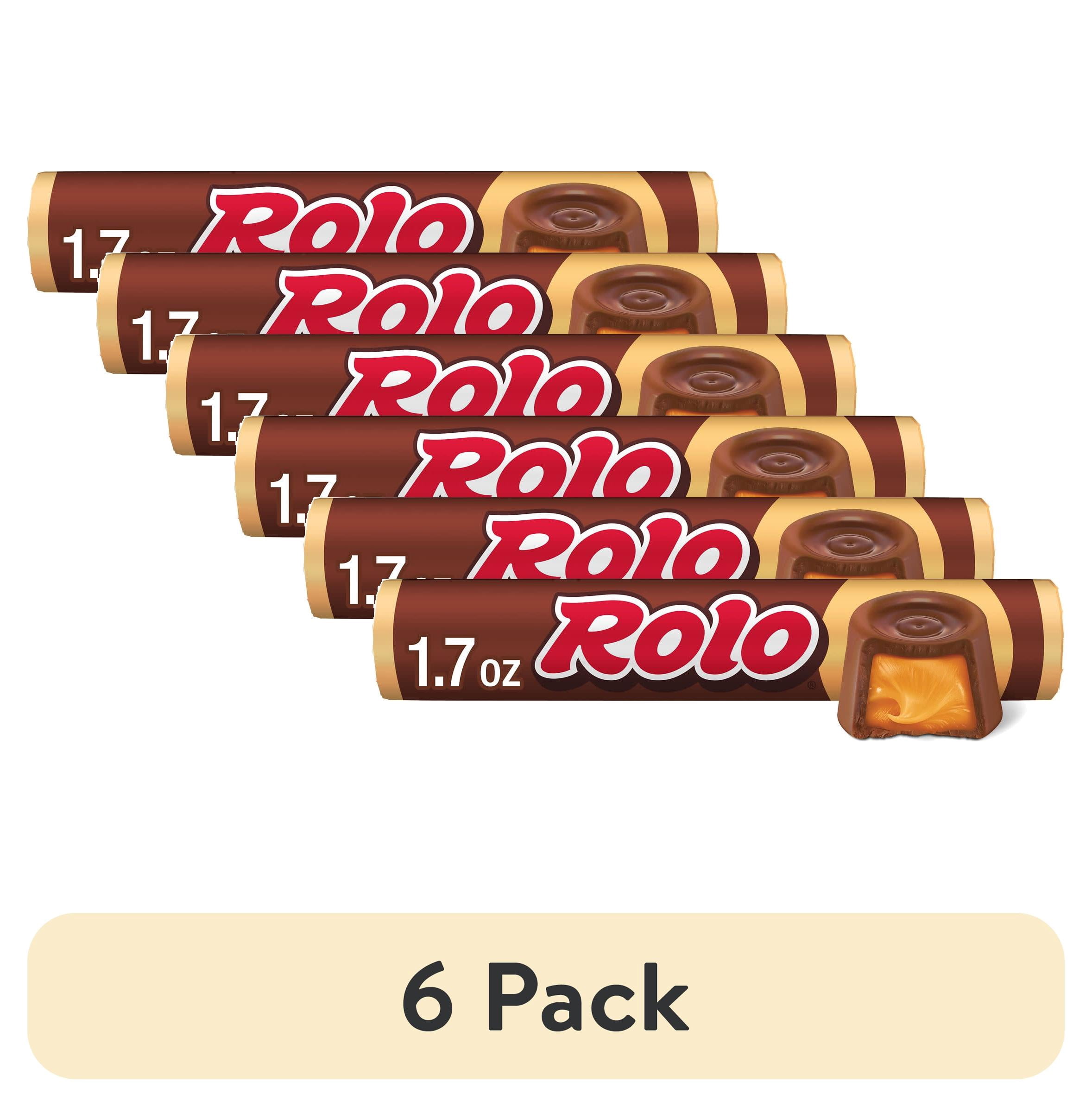 One Rolo Candy (6 pack) Rolo Rich Chocolate Caramels Candy, Roll 1.7 oz - Walmart.com