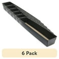 thumbnail image 1 of (6 pack) Rubbermaid, Drawer Organizer, Black, 3" x 15", 1 of 6