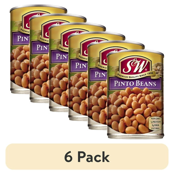 (6 pack) S&W Pinto Beans 15.5 oz. Can