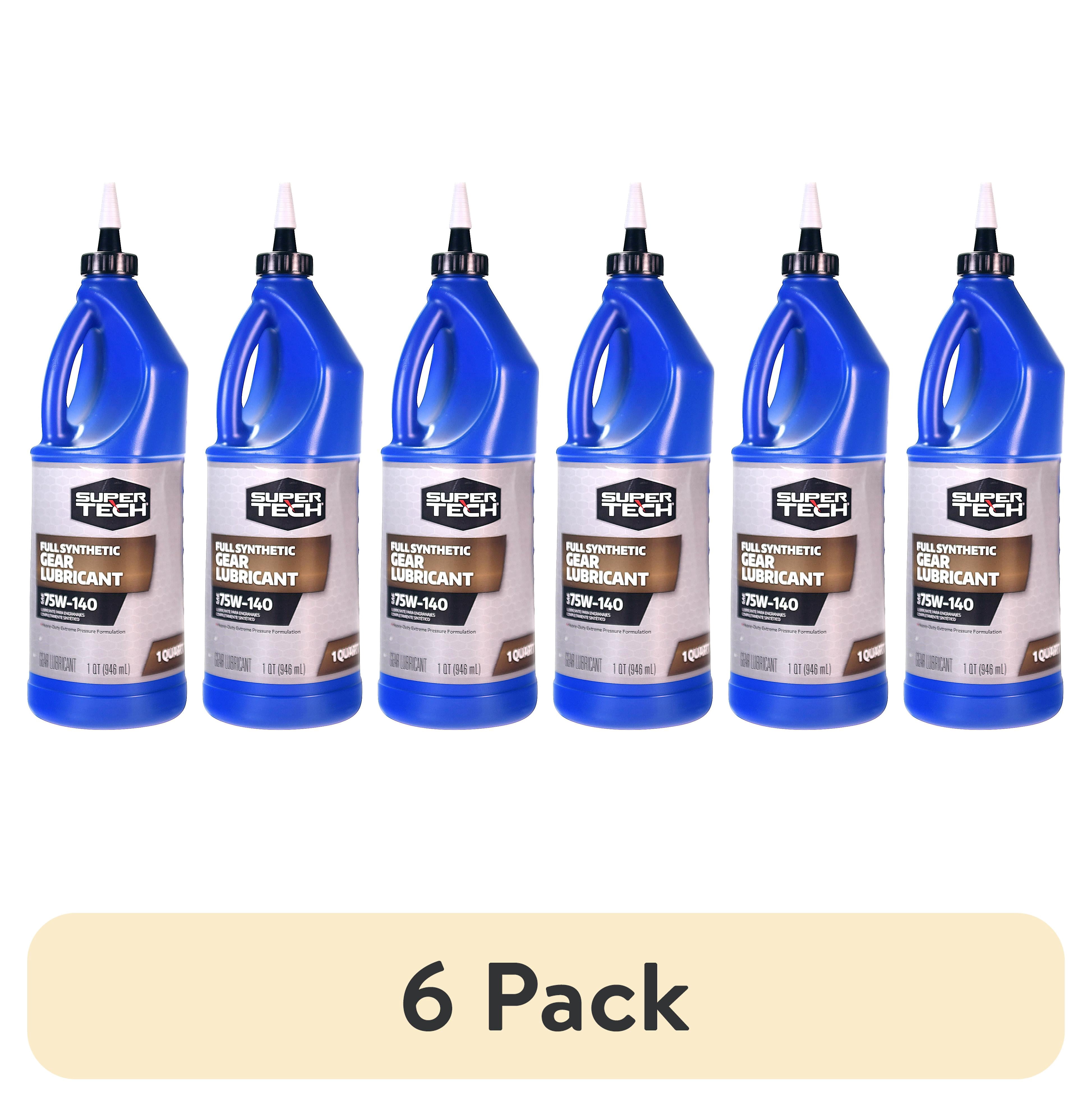 (6 pack) SuperTech Full Synthetic Gear Oil 75W-140 1-Quart