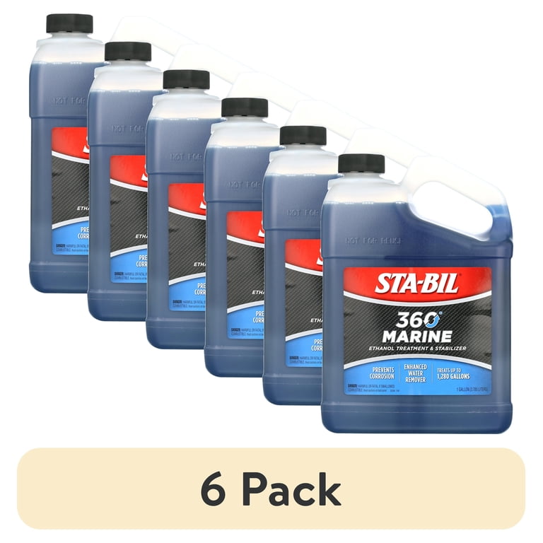 6 pack) STA-BIL 360 Marine Ethanol Treatment & Fuel Stabilizer