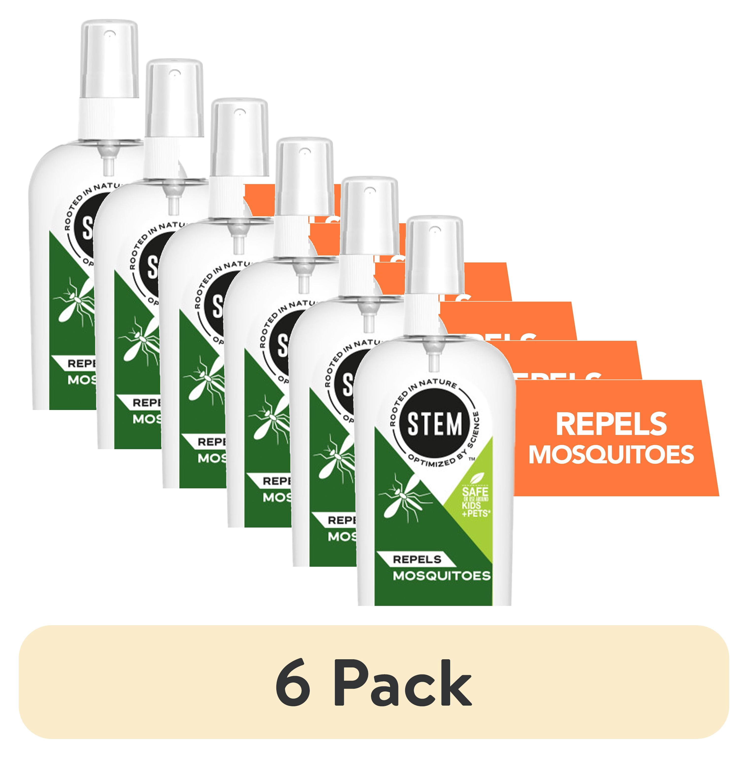 (6 pack) STEM Repels Mosquitoes, Mosquito Repellent with Botanical Active Ingredient Extracts, 2 oz