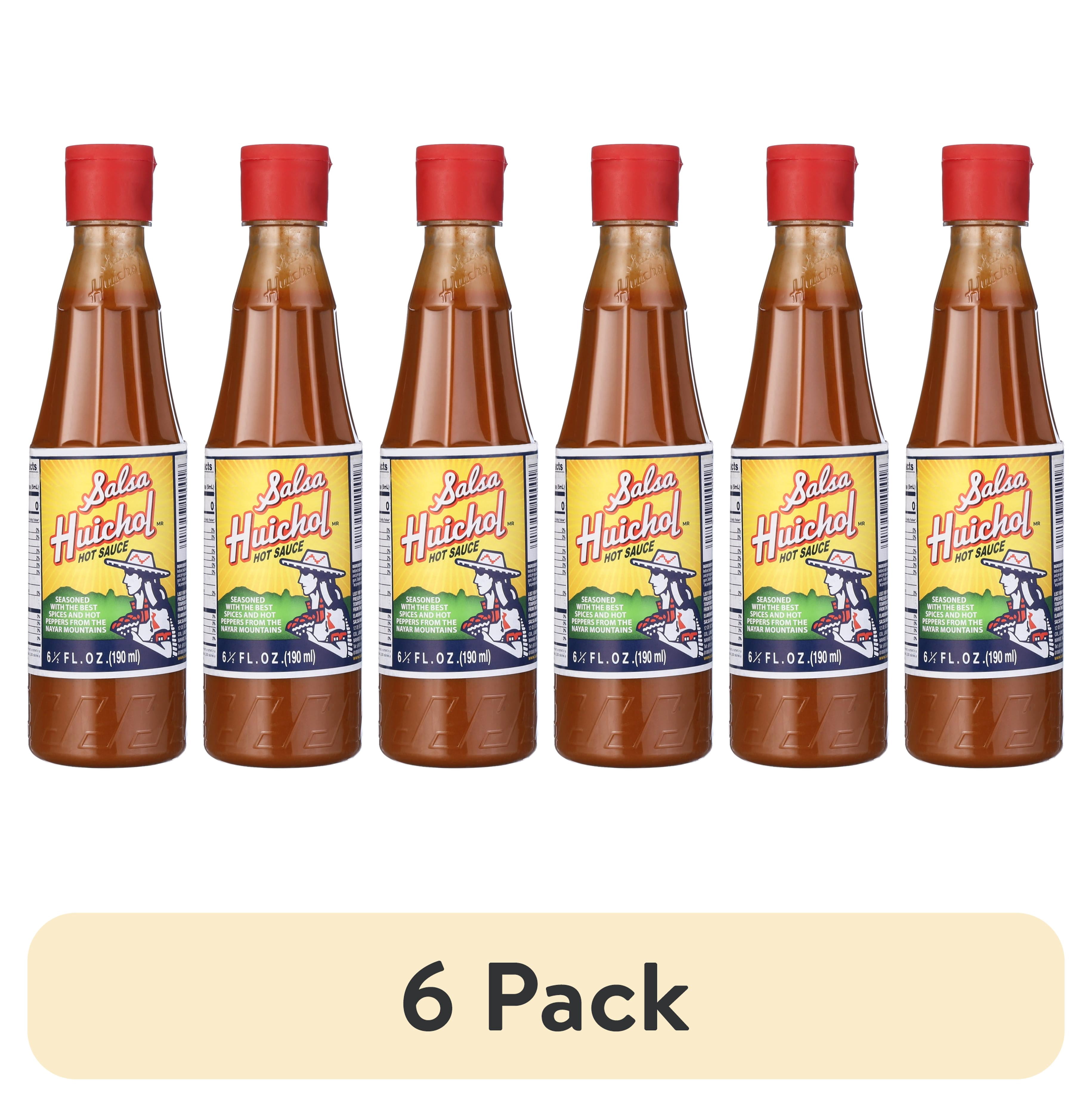 (6 pack) Salsa Huichol Hot Sauce, 6.5 oz