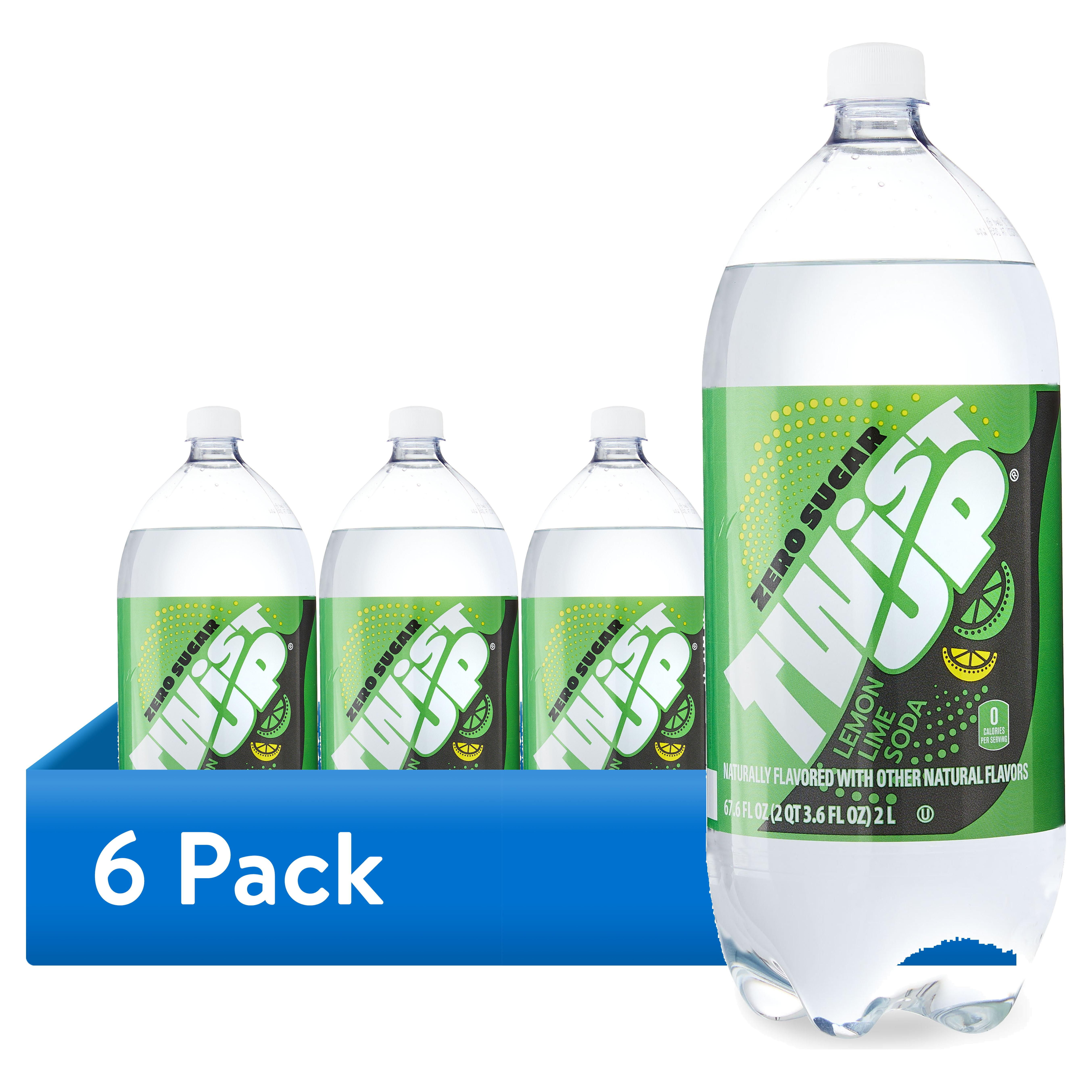 6 pack) Sam's Choice Zero Sugar Twist up, 2 L - Walmart.com