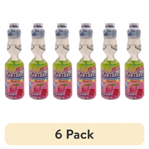 (6 pack) Sangaria Ramun, Premium Carbonated Soft Drink