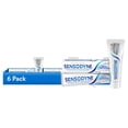 thumbnail interactive-video image 1 of (6 pack) Sensodyne Extra Whitening Sensitive Toothpaste, Mint, 4 Oz, 2 Pack, for Adults, 1 of 16