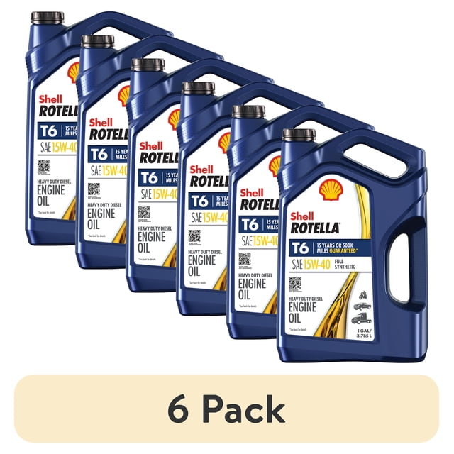 Shell Van Sticker Shell Rotella T6 1G - Vehicle oil for industry - Walmart Business Supplies