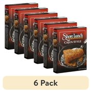 (6 pack) Shore Lunch Cajun Style Crisp Breading and Batter Mix, 9 oz, for Spicy Fried Fish, Chicken, and Vegetables