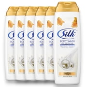 6 pack Silk Pearl Glow Milk Cream+Vitamin E Body Wash, 16.9 oz