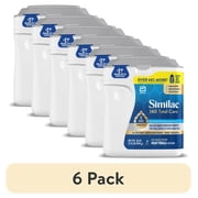 6 pack Similac 360 Total Care Baby Formula Powder, Has 5 HMO Prebiotics, 34-oz tub