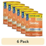 6 pack Similac 360 Total Care Sensitive Baby Formula Powder, Has 5 HMO Prebiotics, 30.2-oz Tub