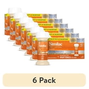 6 عبوات من تركيبة Similac 360 Total Care Sensitive الجاهزة للتغذية للأطفال، تحتوي على 5 أنواع من البريبايوتكس HMO، زجاجة سعة 2 أونصة، عبوة من 12 قطعة