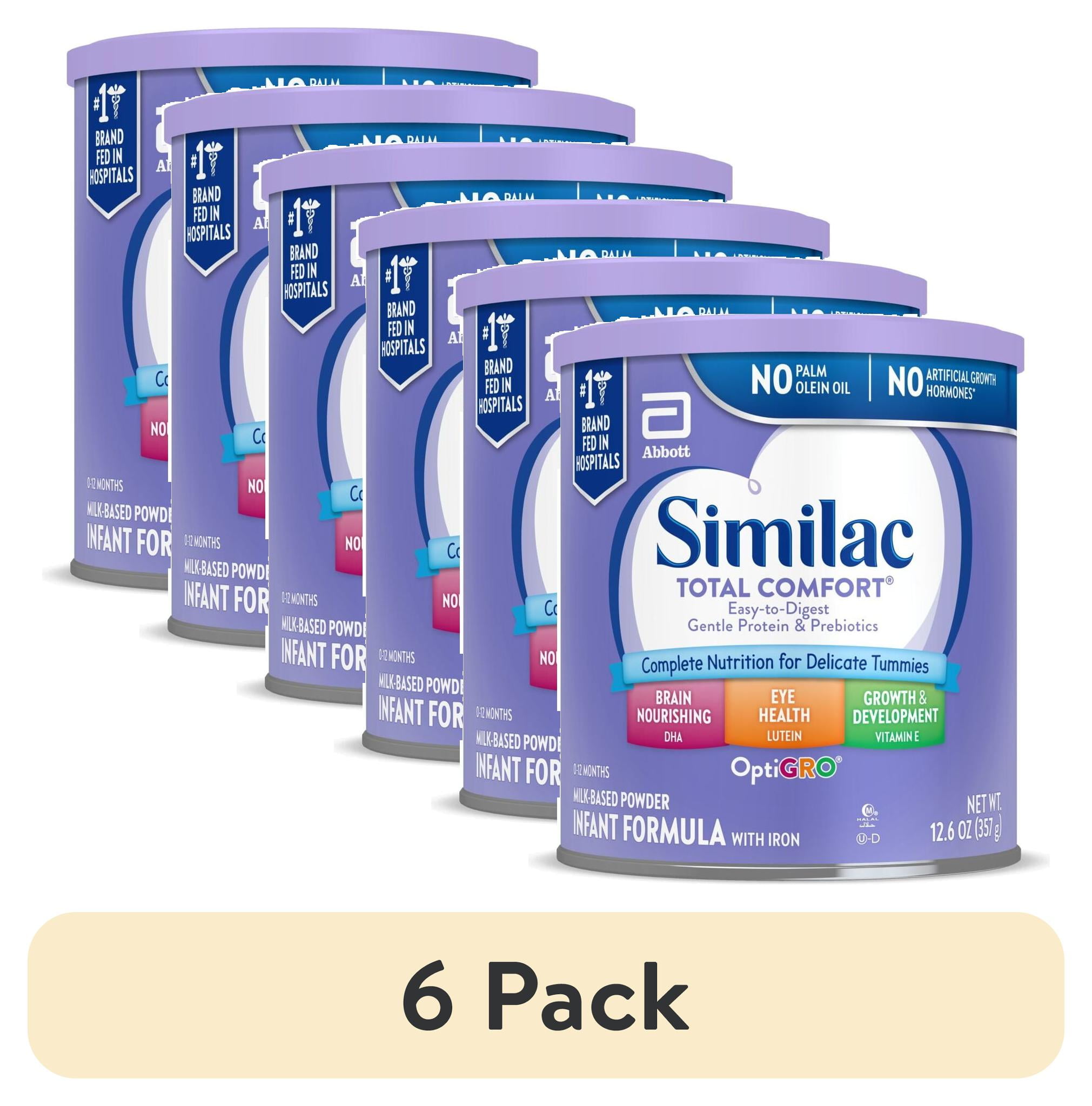 Similac Total Comfort 粉ミルク 6缶セット 6 pack) Similac Total Comfort Powder Baby Formula, 12.6-oz Can