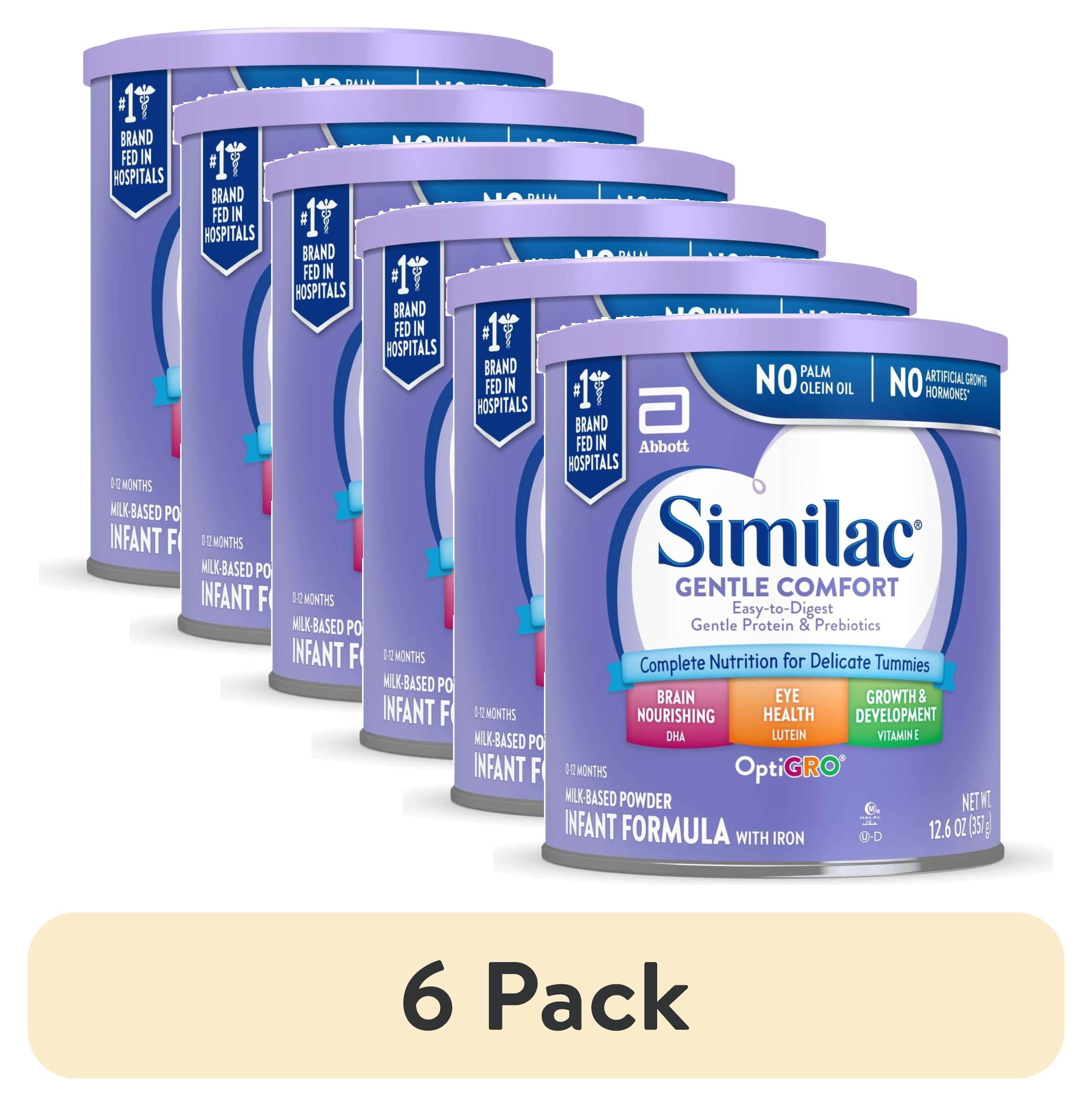 Similac Total Comfort 粉ミルク 6缶セット 6 pack) Similac Gentle Comfort Powder Baby Formula, 12.6-oz Can
