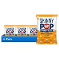 thumbnail image 1 of (6 pack) Skinnypop Dairy Free White Cheddar Popcorn, 8.0 oz Family Size Bag, Skinny Pop, Healthy Popcorn Snacks, 1 of 7