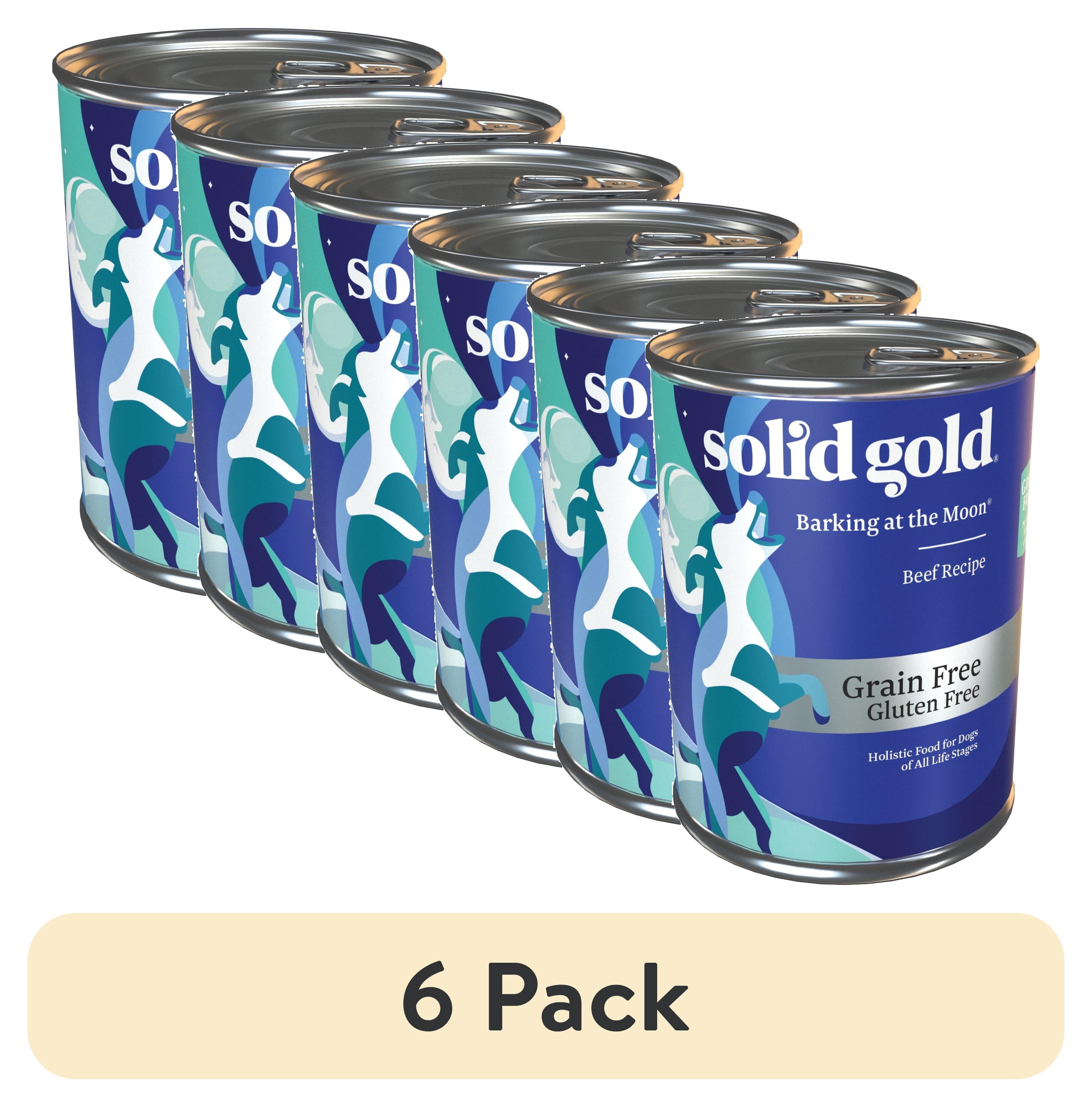 (6 pack) Solid Gold Barking at the Moon Wet Dog Food 13.2 oz can