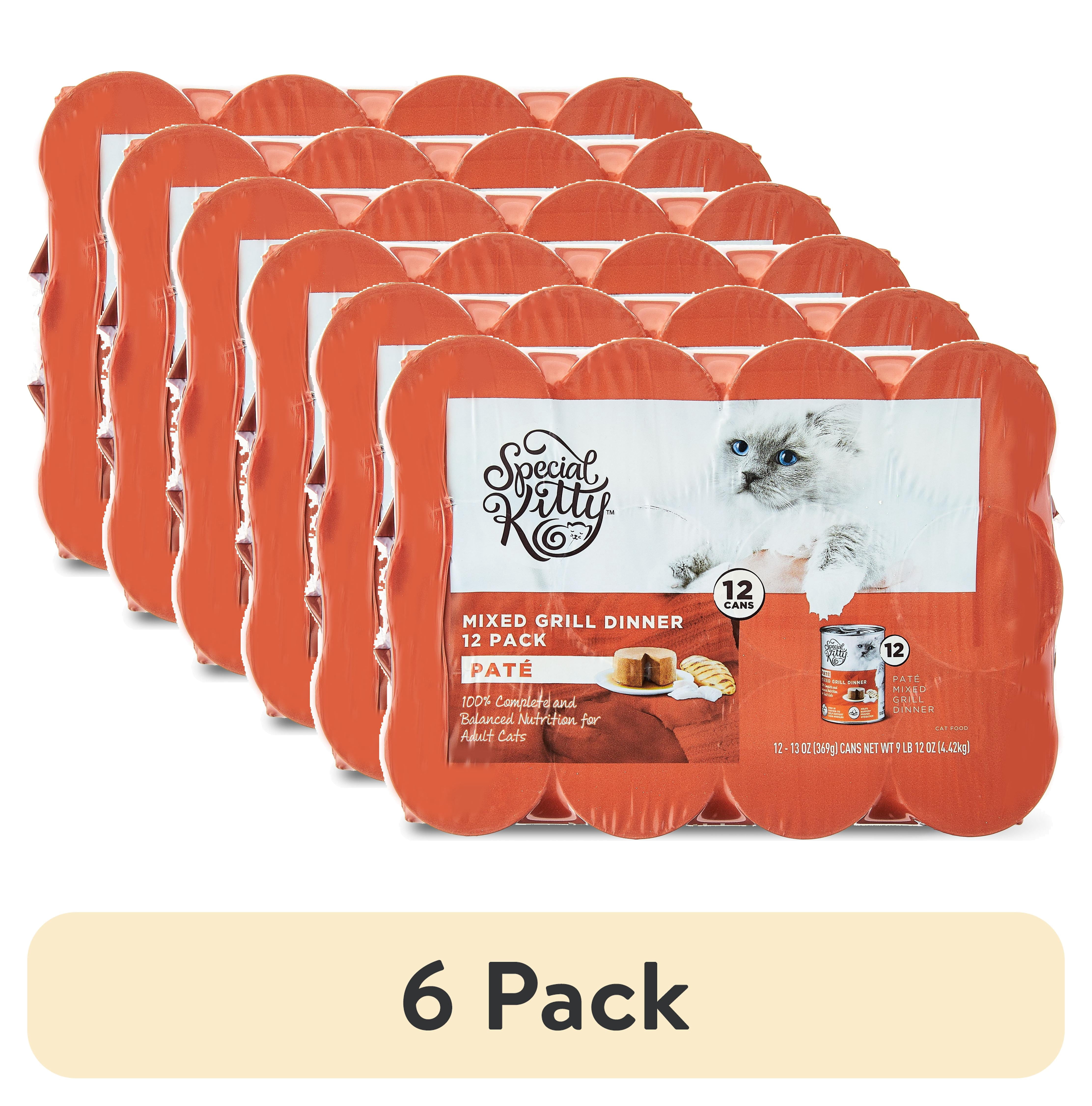 Special Kitty Wet Cat Food, 13 oz Can, 12 Pack, Pate with Savory