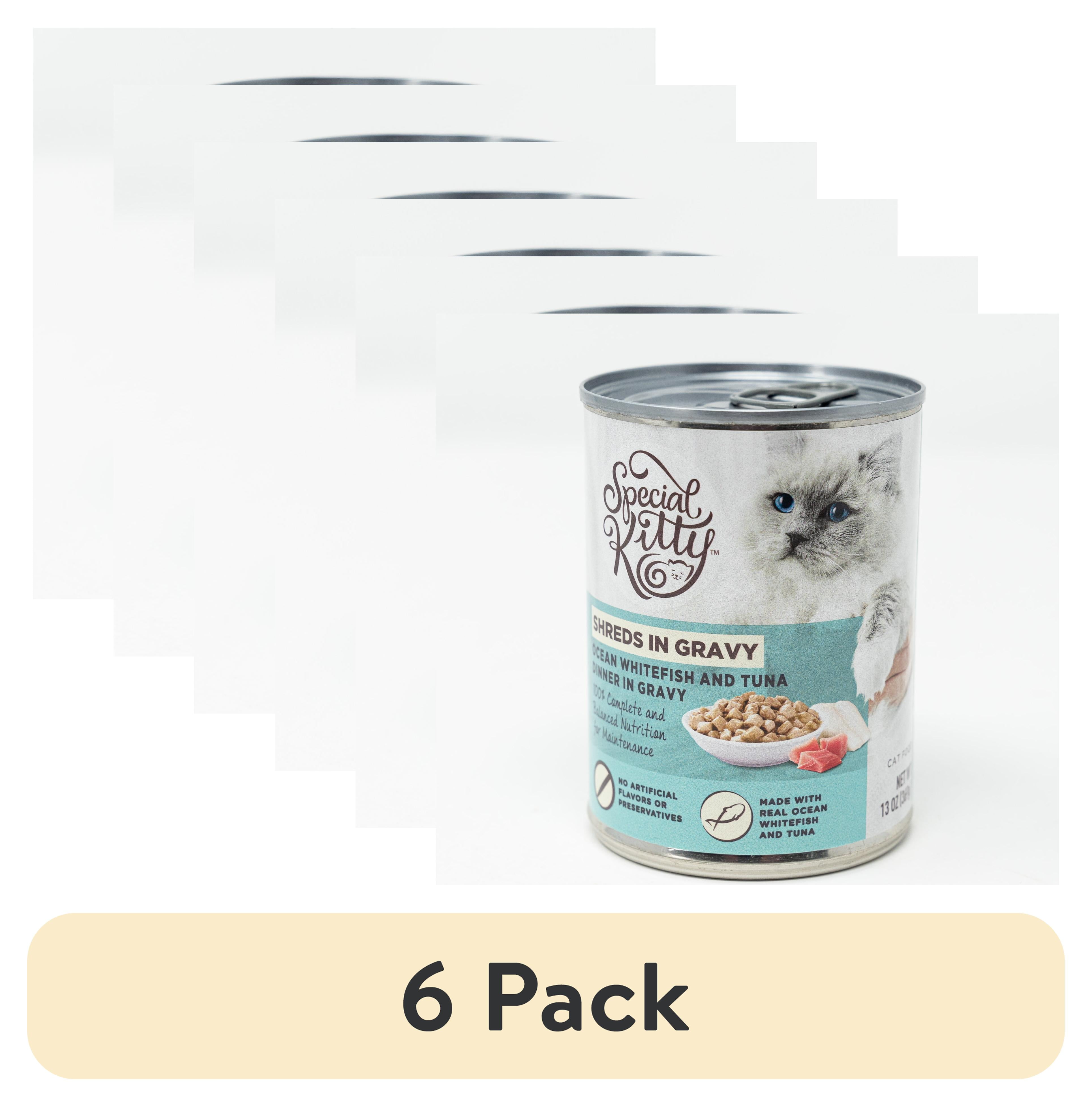 (6 pack) Special Kitty Ocean Whitefish and Tuna Wet Cat Food, 13 oz Can