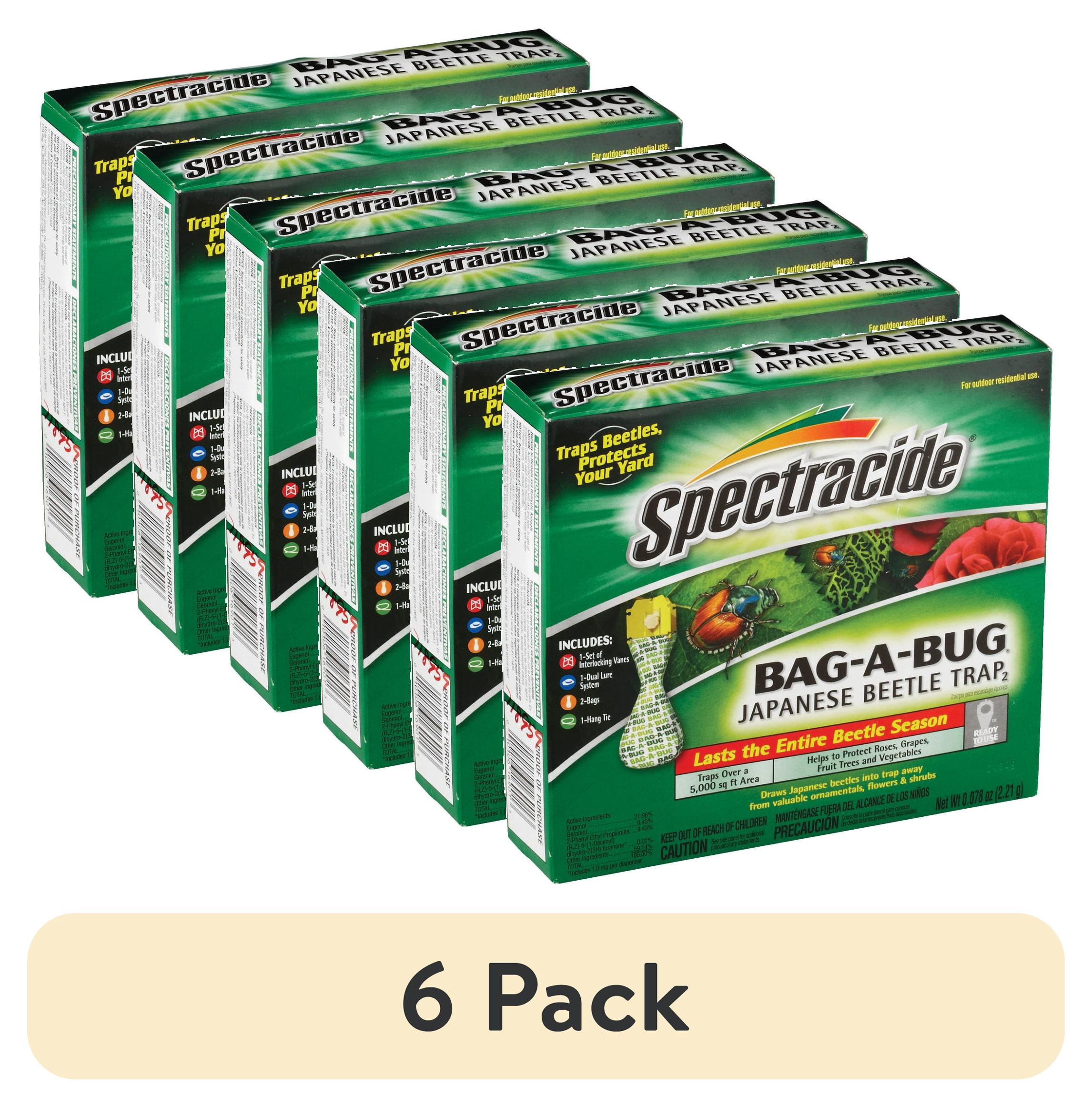 5 pack) Spectracide BAG-A-BUG Japanese Beetle Trap (16901