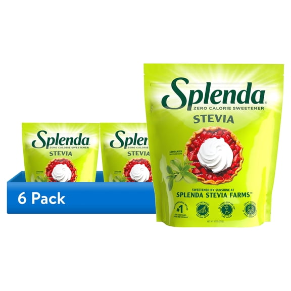 (6 pack) Splenda Stevia Granulated 9.7oz Pouch