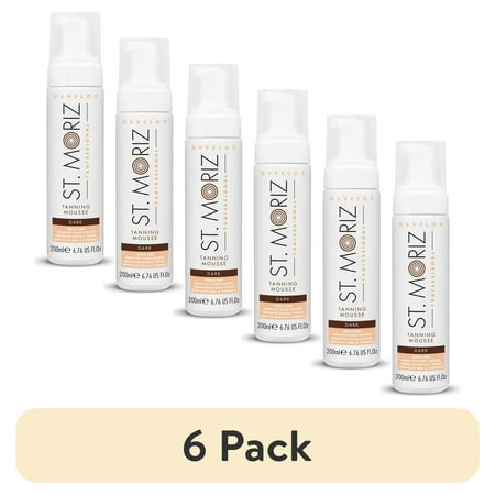 (6 pack) St. Moriz Professional Tanning Mousse Dark, 6.76 fl oz