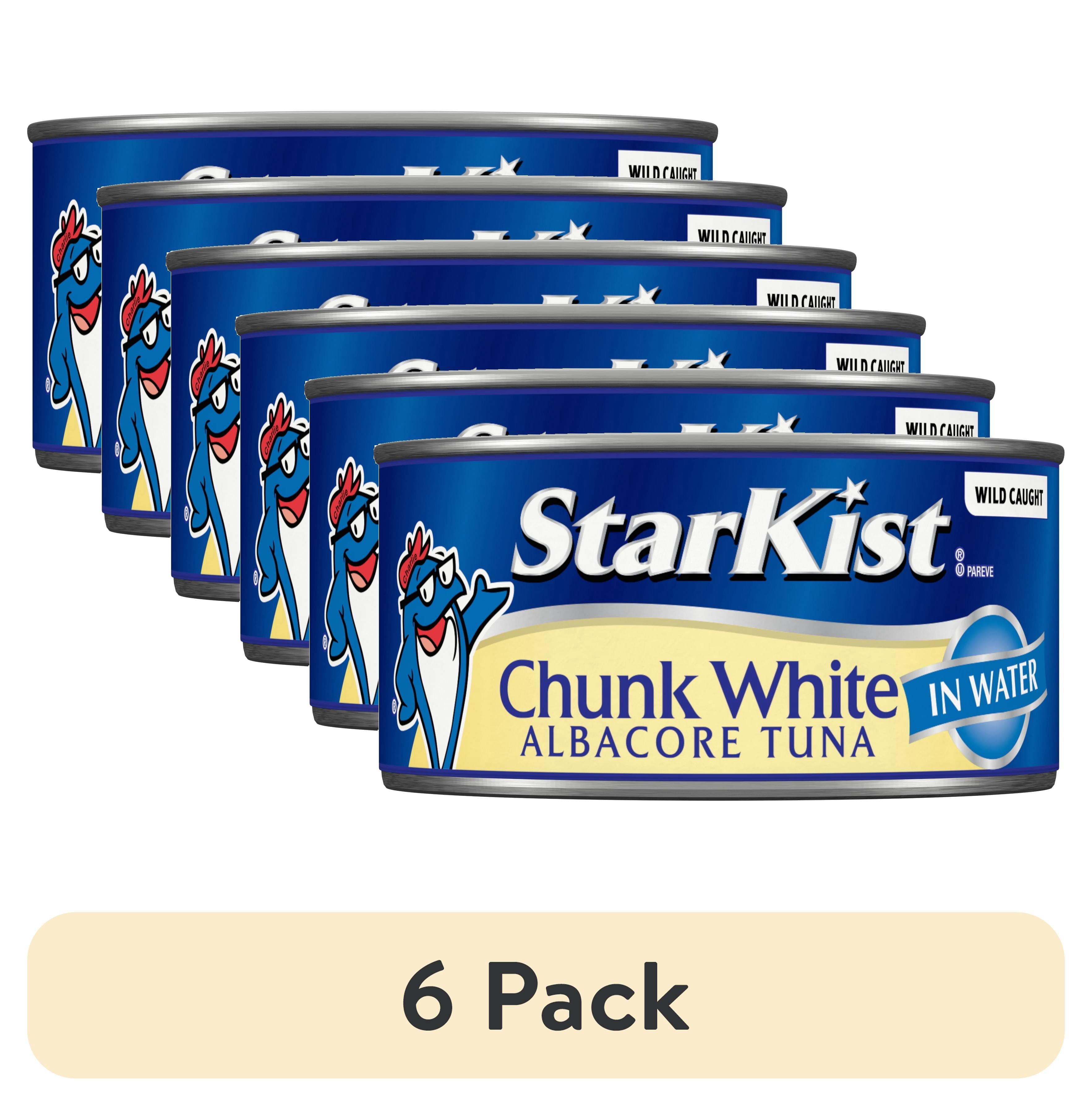 (6 pack) StarKist Chunk White Albacore Tuna in Water, 22g Protein, 12 oz Can