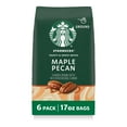 thumbnail image 1 of (6 pack) Starbucks Maple Pecan, Ground Coffee, Flavored Roast Hot or Iced Coffee, 17 oz, 1 of 13