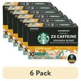 thumbnail image 1 of (6 pack) Starbucks K-Cup Coffee Pods, Starbucks Blonde Roast Coffee With 2X Caffeine Veranda Blend For Keurig Brewers, 100% Arabica, 1 Box (10 Pods), 1 of 7