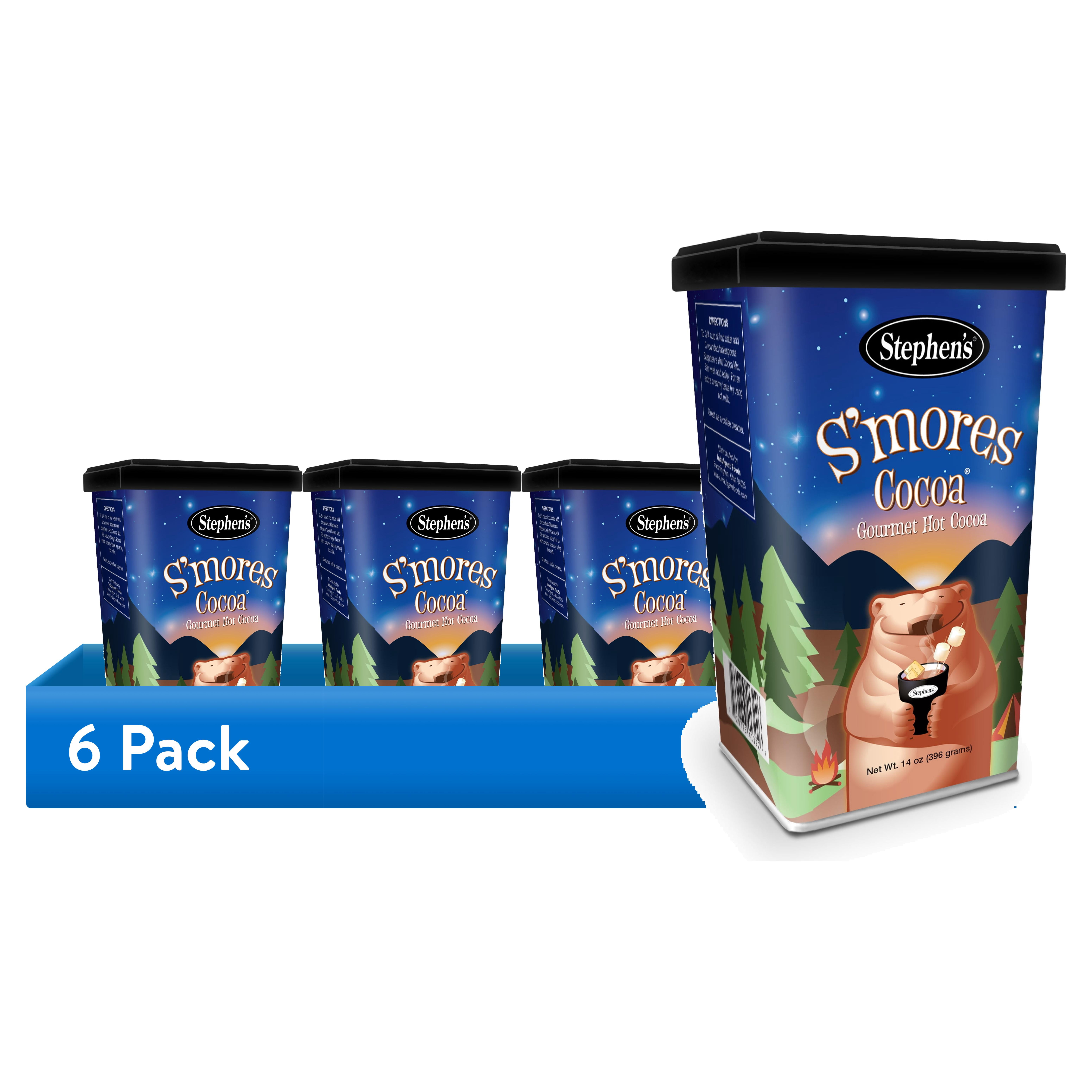 (6 pack) Stephen's Gourmet S'mores Hot Cocoa, 14 oz