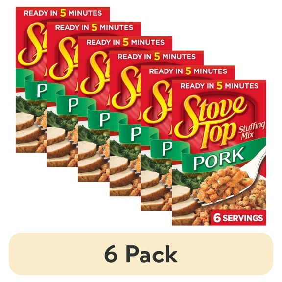 Stove Top Pork Stuffing Mix Side Dish, 6 oz Box