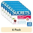 thumbnail image 1 of (6 pack) Sucrets Sore Throat Lozenges, Wild Cherry Flavor, 18 Count, 1 of 18
