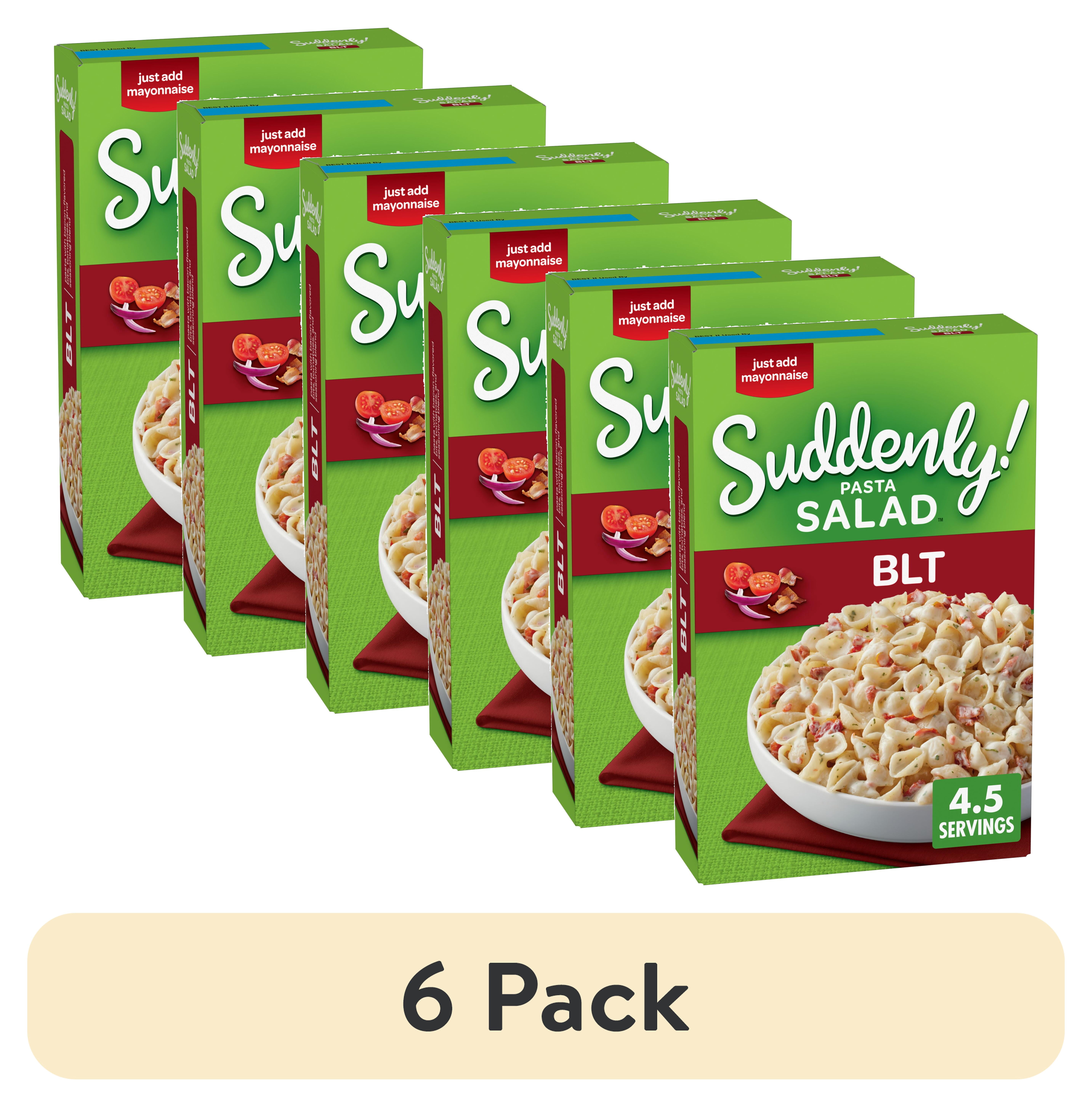 (6 pack) Suddenly Salad BLT Pasta Salad Mix, 7.3 oz Box