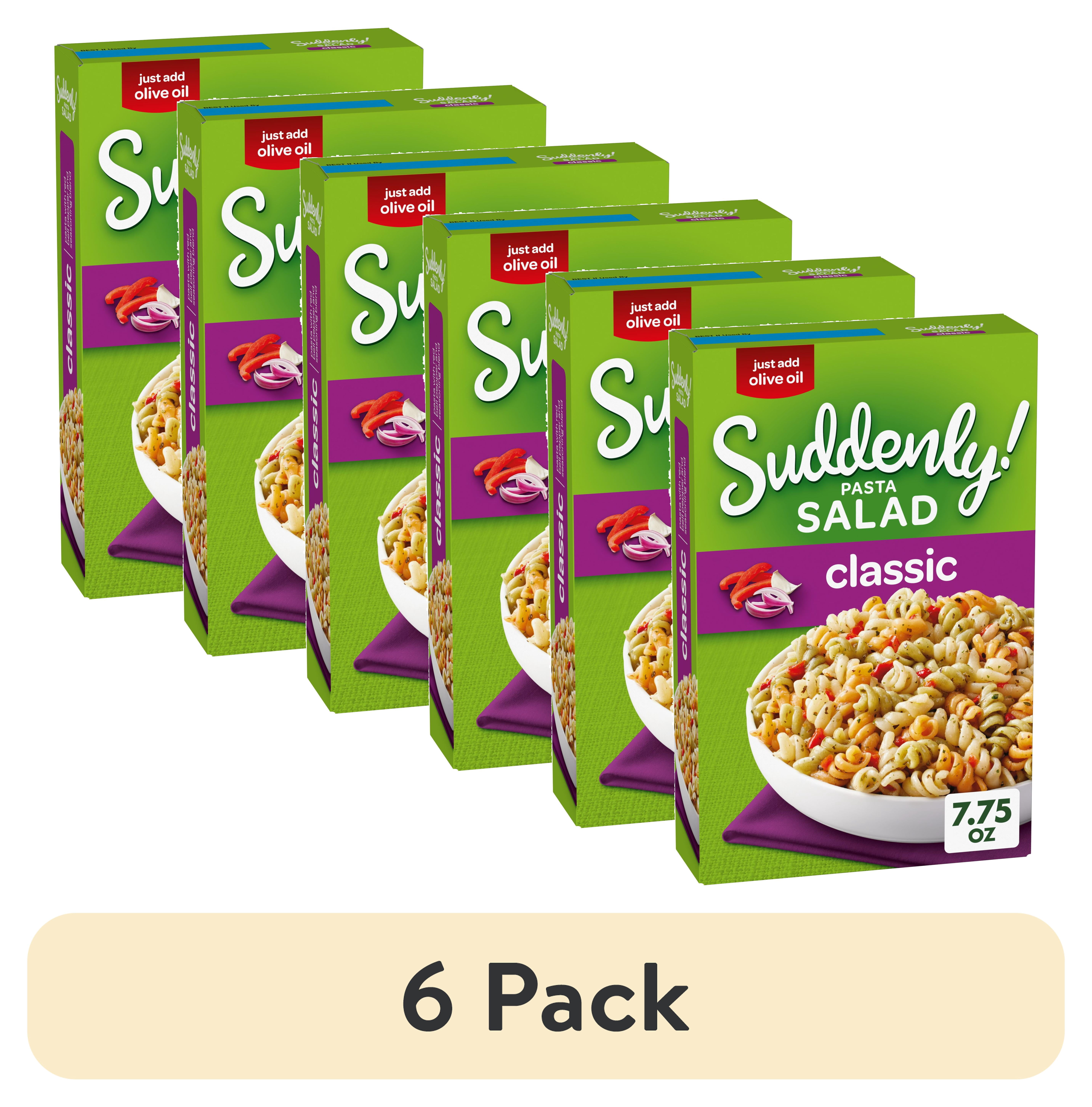 Red Container Meat Mix (6 pack) Suddenly Salad Classic Pasta Salad Mix with Red Peppers ...