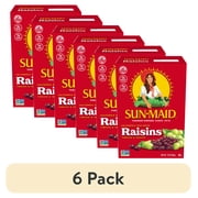 (6 pack) Sun-Maid® California Sun-Dried Raisins 12oz Bag in a Box