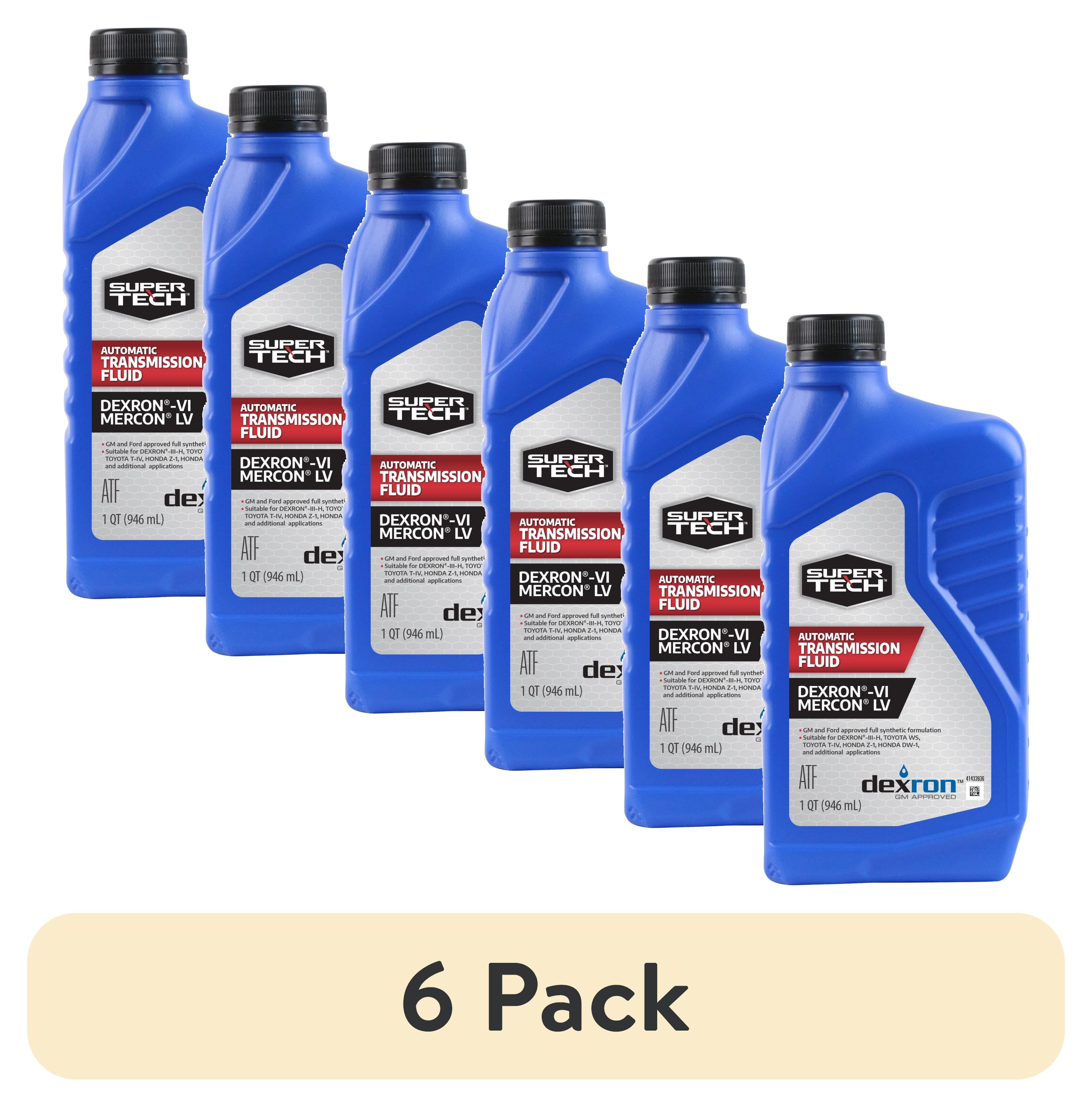 4 pack) Super Tech Dexron VI/Mercon LV Full Synthetic Automatic