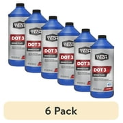 (6 pack) Super Tech DOT 3 Brake Fluid, 32 oz