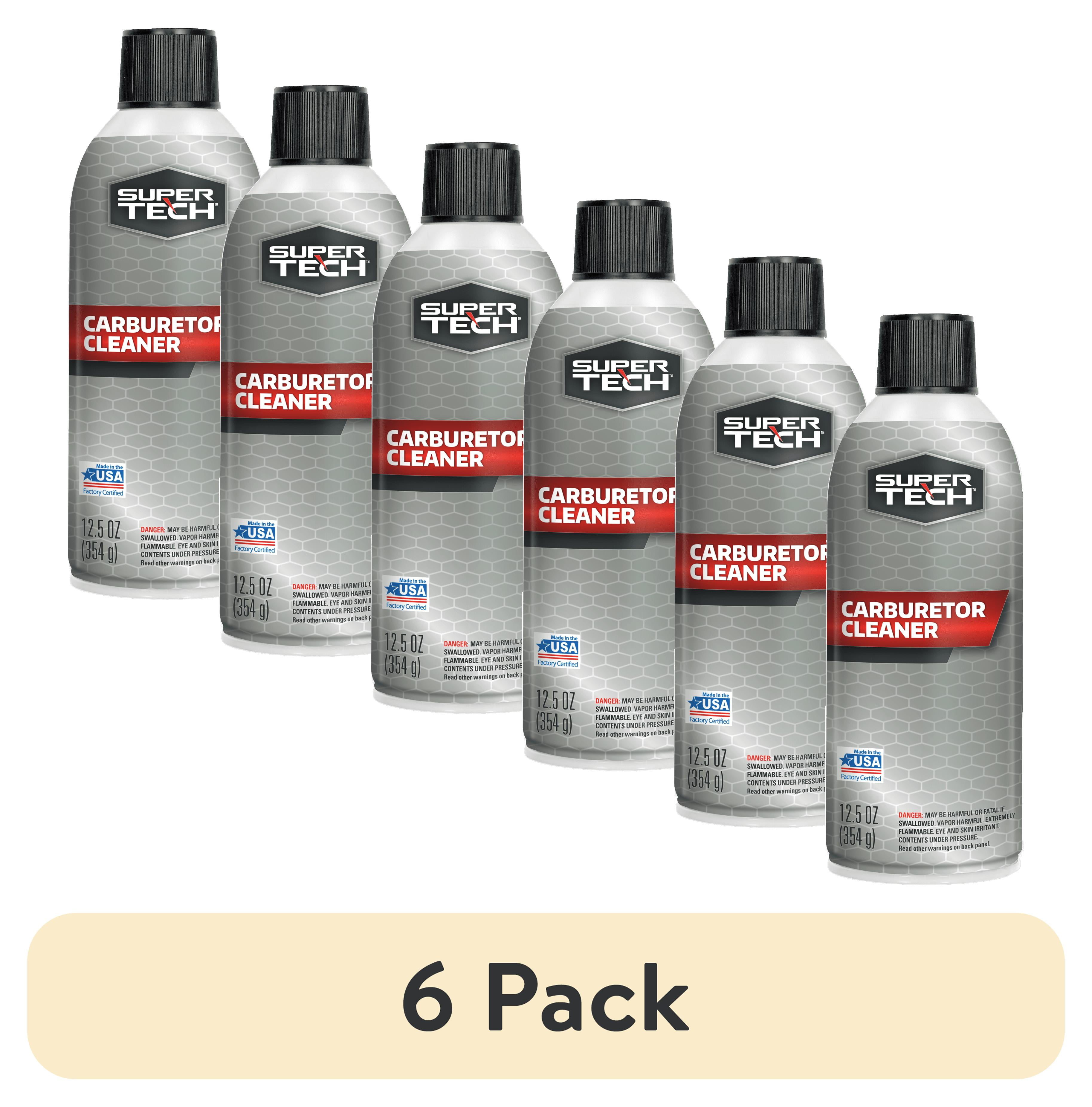 (6 pack) Super Tech Universal Carburetor Cleaner, 12.5 oz (1 Count)