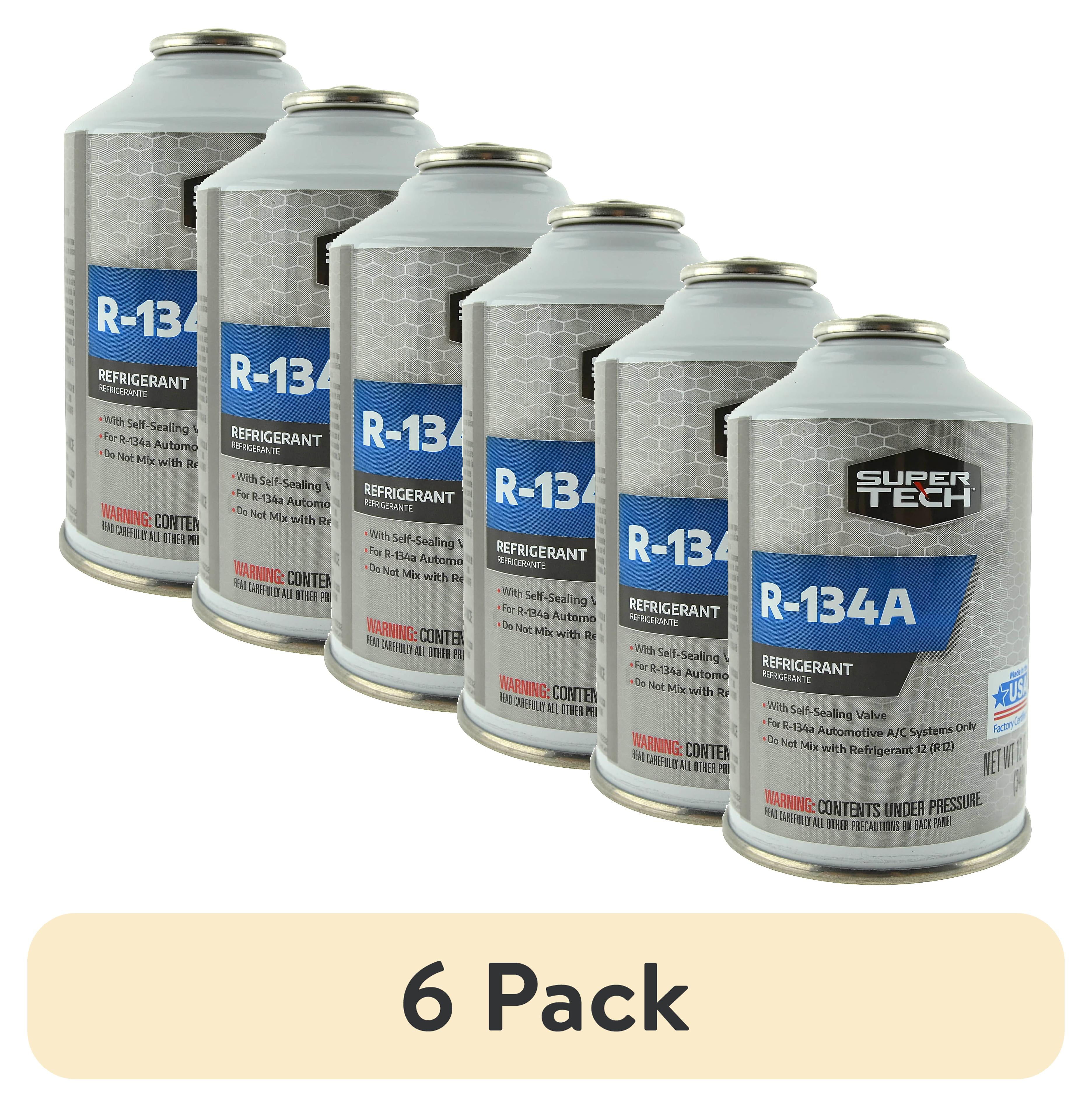 6 pack) SuperTech R-134A Refrigerant, 12 oz - Walmart.com