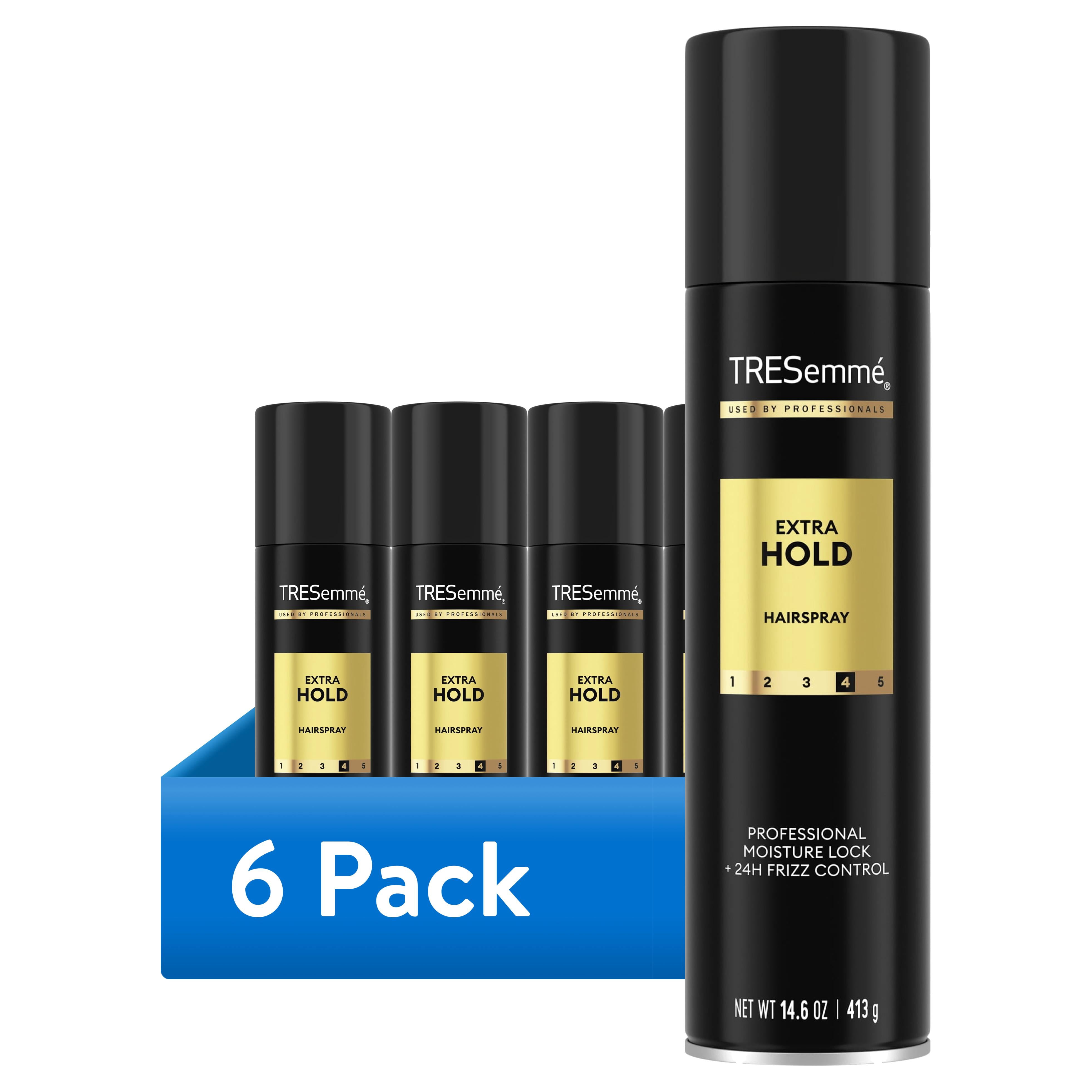 (6 pack) TRESemmé Extra Hold Hairspray with 24H Hold and Frizz Control, 14.6 oz