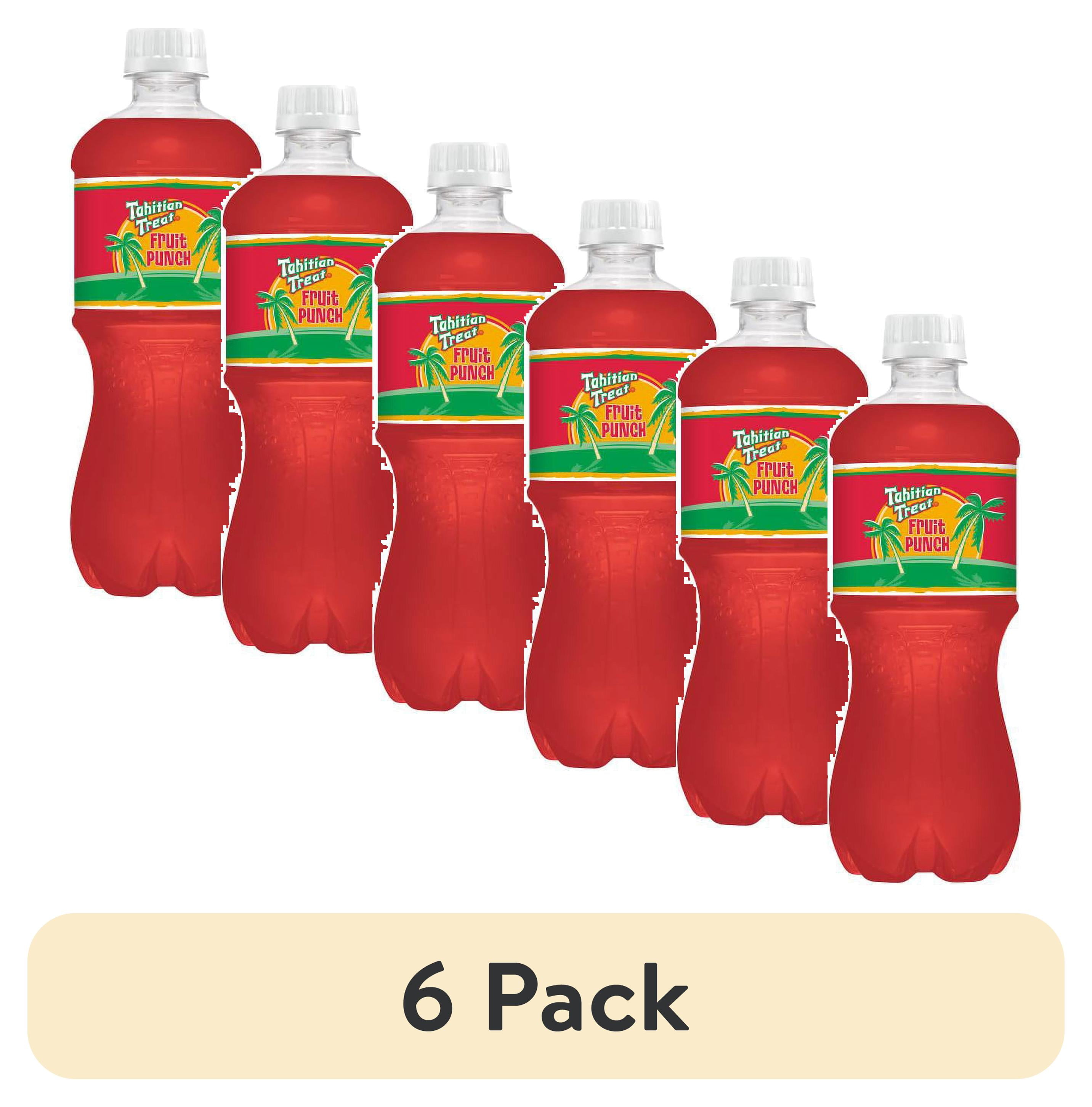 6 pack) Tahitian Treat Caffeine-Free Fruit Punch Soda, 20 Fl. Oz