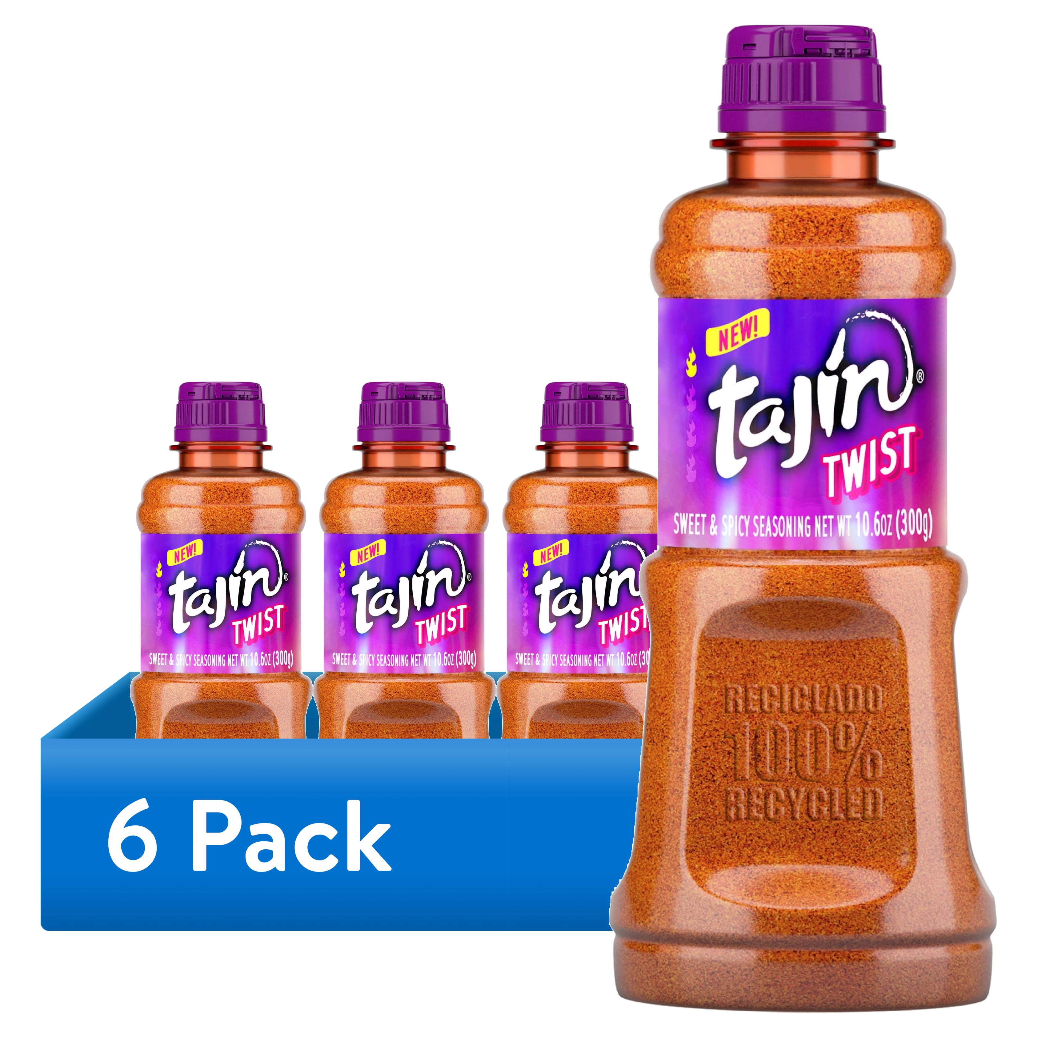 (6 pack) Tajin Twist Seasoning, Sweet and Spicy Seasoning, 10.6 oz